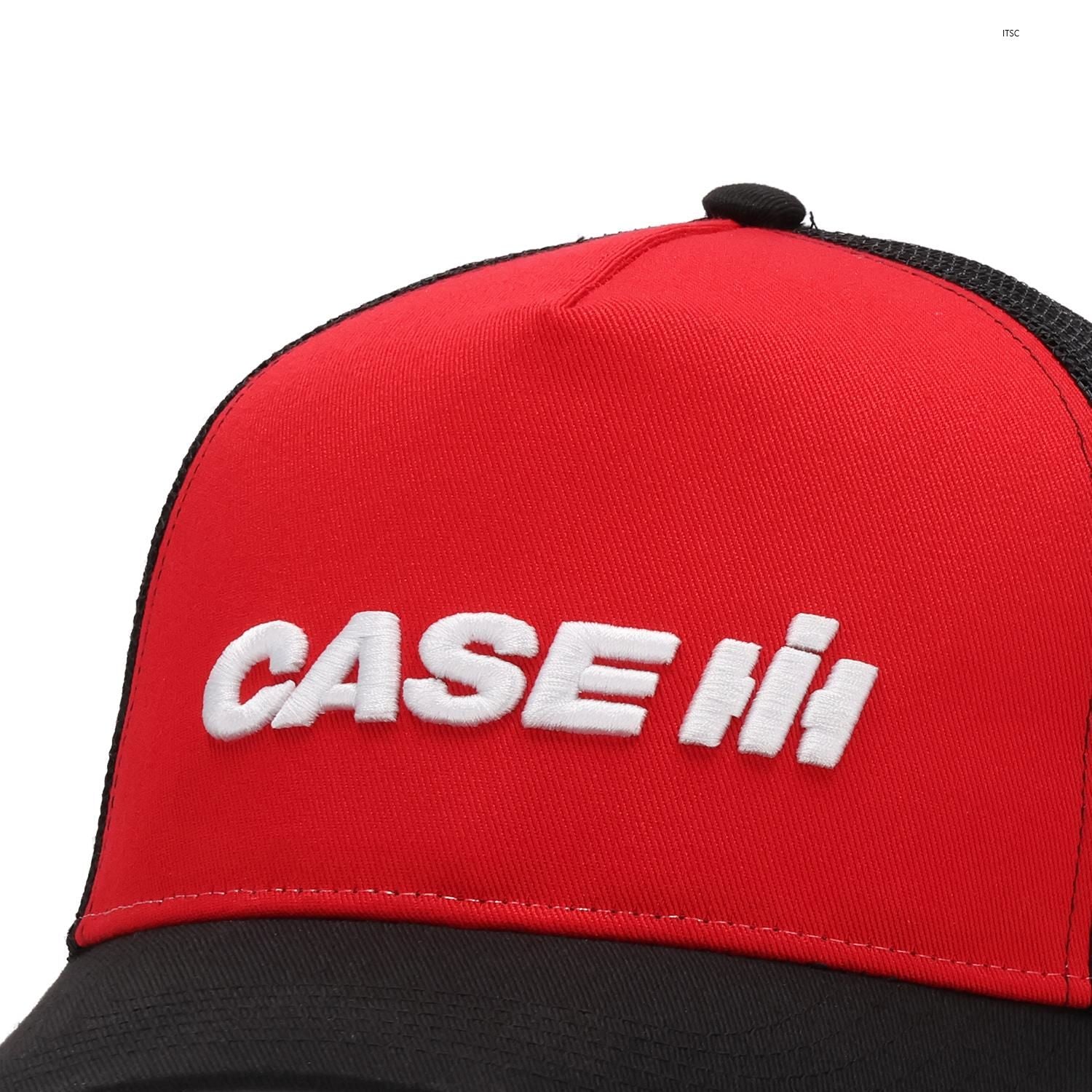 CASE IH キャップ メッシュ ブラックxレッド - ITSCLAB FANSHOP（インタートラクターサービス株式会社）